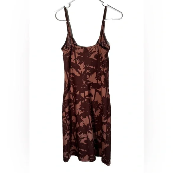 Zimmerman Tan and Brown Palm Tree Swim Dress Size 2/ US Size 8